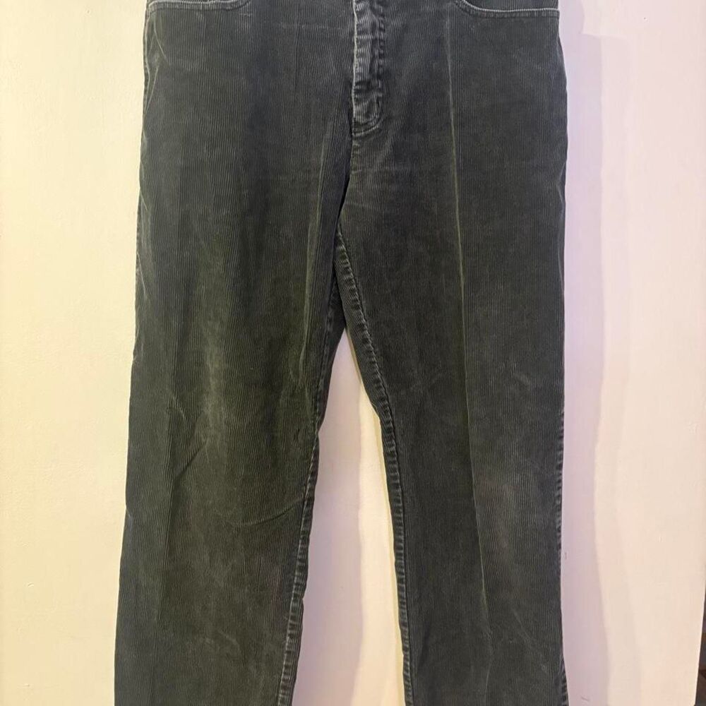 The-territory-ahead Men's Black and Green Trousers